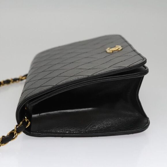 Chanel Wallet On Chain Black Silver Shoulder Bag (Pre-Owned) - Picture 4 of 16